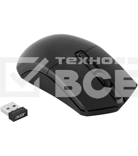 Клавиатура + мышь Acer OKR120 клав:черный мышь:черный USB беспроводная Multimedia