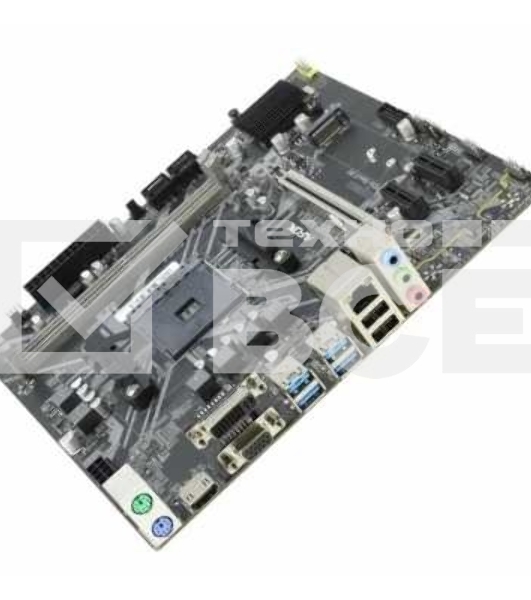 Материнская плата AFOX B450D4-MA5-V2, AM4, AMD B450, 2xDDR4, 4xSATA, 1xM.2, 1xPCIe 3.0 x16, 2xPCIe x1, 1xHDMI, 1xVGA, 1x 1Gb LAN, 2xUSB-A 2.0, 4xUSB-A 3.0, 3x3.5 мм, 5.1, microATX