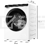 Стиральная машина под раковину Haier HW50-BP1026 белый, загрузка фронтальная 5 кг, 1000 об/мин., класс: А+++, фото2