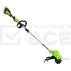 Триммер аккумуляторный GreenWorks GD40LT, 40V, 38 см, с 1хАКБ 8 Ач и ЗУ (2112207UH), фото3