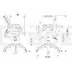 Кресло компьютерное Бюрократ CH-W695NLT TW-03A TW-18 салатовый, крестовина пластик, пластик белый, фото18