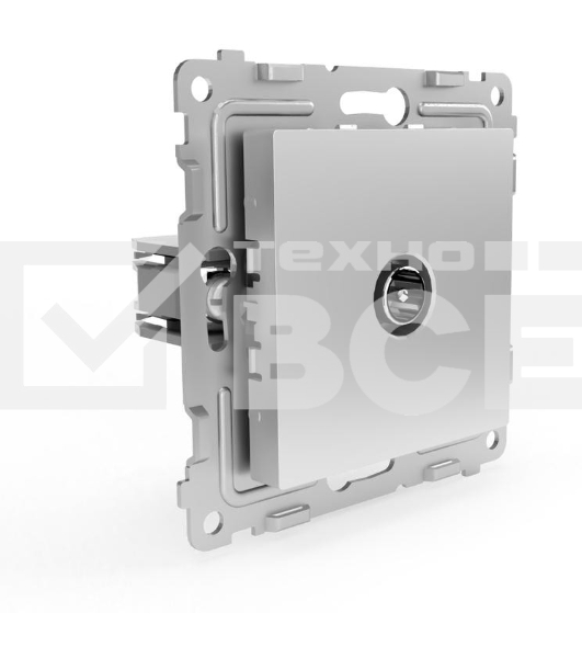 Коннектор TV СП Pixel механизм алюм. TOKOV ELECTRIC TKE-PX-A1C-C03