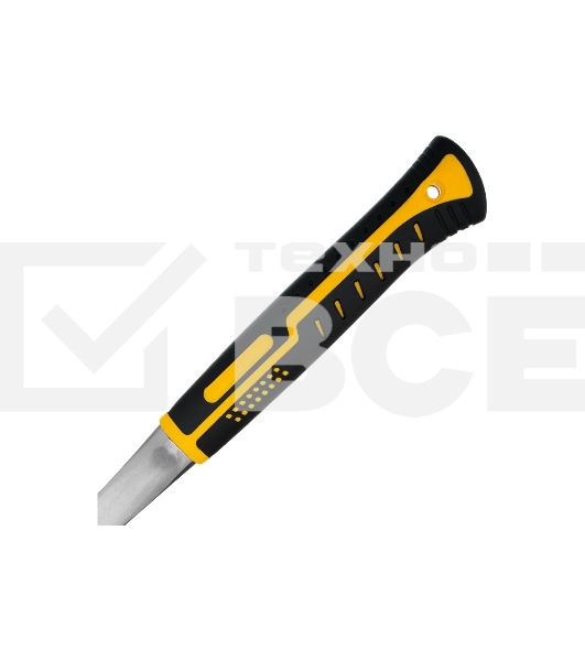 Молоток-гвоздодер Denzel 10423 450 г, цельнометаллический, двухкомпонентная рукоятка