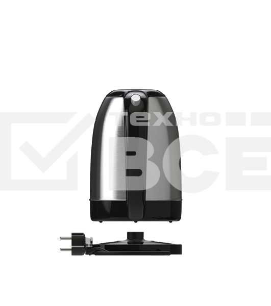 Чайник электрический Maxvi KE1721S silver-black