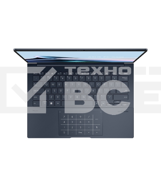 Ноутбук ASUS Zenbook 14 OLED UX3405CA-PP188 синий Intel Core Ultra 9 285H 3700MHz/14'/2880x1800/16Gb/1024Gb SSD/Intel Arc Graphics/Wi-Fi/Bluetooth/Windows 11 Pro