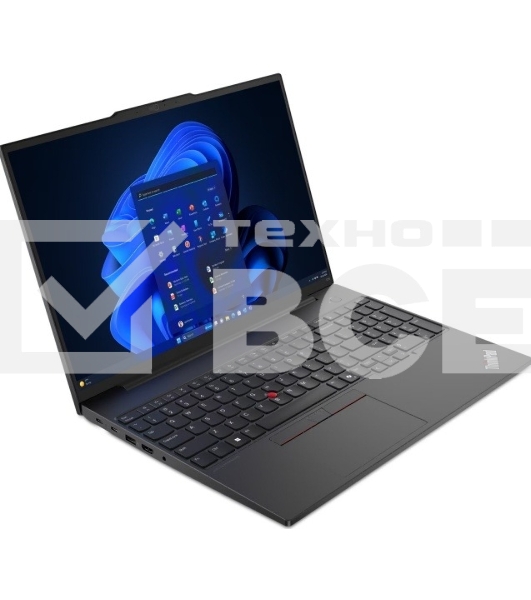 Ноутбук Lenovo ThinkPad E16 Gen 2 черный Intel Core Ultra 7 155H 3800MHz/16