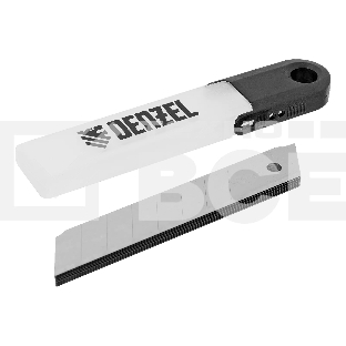 Лезвия Denzel 18 мм, сталь SK5 - 0,5 мм, 10 шт.