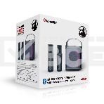 Переносная караоке система TRS2406 iconBIT K702B Колонка 10Вт, 2 микрофона Bluetooth, подсвктка, с аккумулятор в колонке 1500mAh и микрофонах, 16*12*16.7 CM, черный, фото4