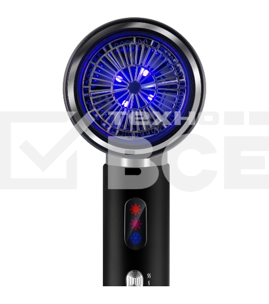 Фен LEONORD LE-1226 черный, 2000 Вт, ионизация