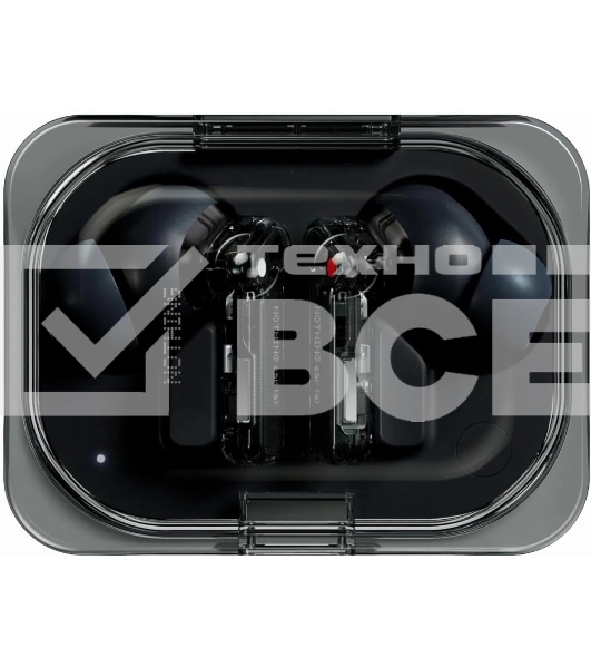 Наушники TWS NOTHING Ear (a) черный, внутриканальные, Bluetooth, активное шумоподавление, до 9.5 ч