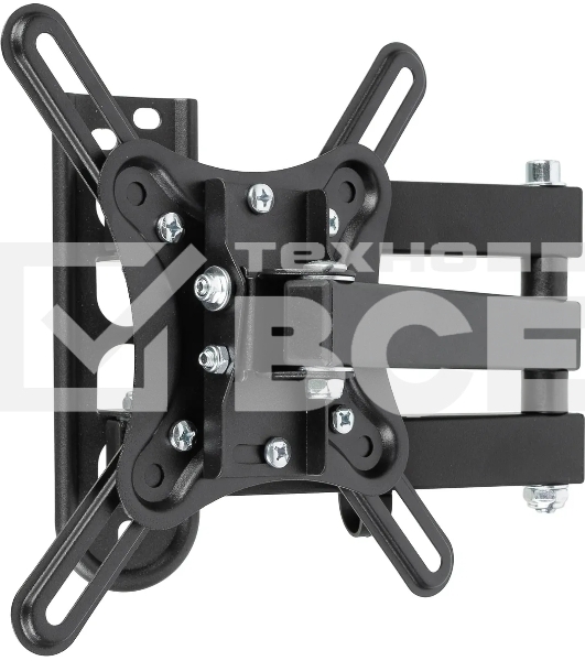 Кронштейн для телевизора Hama R1 118154 черный, 19'-48' макс. 25 кг, настенный, поворот и наклон