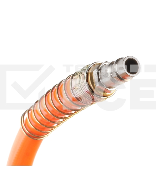 Шланг Patriot пневматический армированный RPH 20 (длина 20 м, диаметр 10х16, раб/макс давление 20/60 бар, мин/макс температура -35/70С, быстросъем рапид)