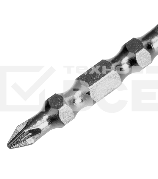 Бита двухстор. Gross PZ2-PZ1х45 мм, сталь S2, 10 шт.