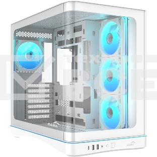 Корпус SAMA V62S, Midi-Tower, белый, 4 x 120 мм