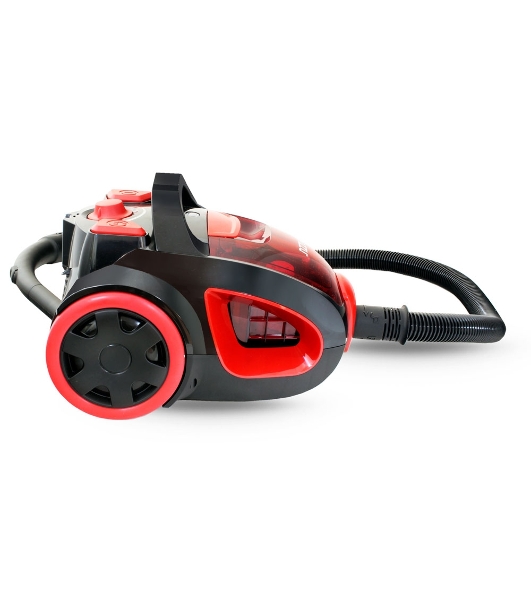 Пылесос Ginzzu VS437 черный/красный, 420/2400 Вт, уборка сухая, пылесборник контейнер 2,5 л