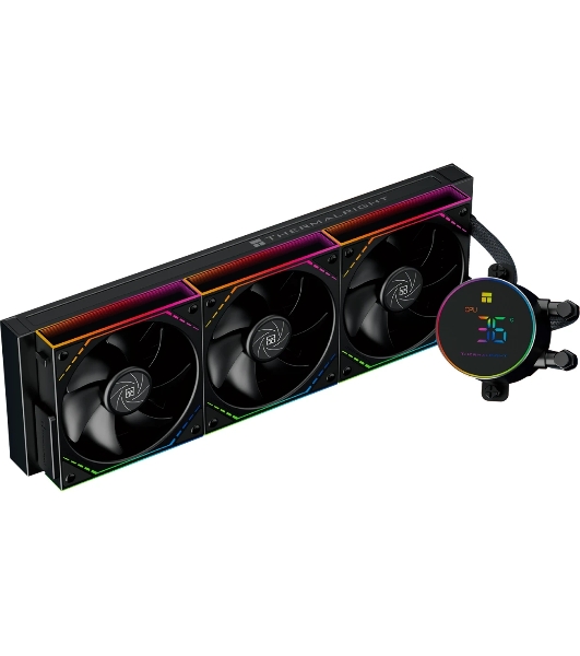 Система жидкостного охлаждения Thermalright Frozen Magic 360 Digital V2 ARGB Soc-AM5/AM4/1200/1700/1851 черный 4-pin 28dB Al LCD Ret (F-MAGIC-360-DIGITAL-BL-ARGB-V2)