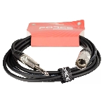Кабель аудио FORCE FMC-07/31/4' TRS (M) - XLR (M), высококачественный балансный, малошумящий с проводниками из безкислородной меди OFC, диаметр 6 мм, профессиональные металлические разъемы, длина 3 м, цвет черный, фото3