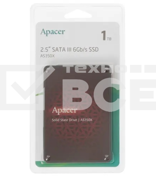 Накопитель SSD Apacer AS350X, 1Tb, 2.5
