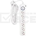 Сетевой фильтр Ippon BK-6-EU-5-10-W 5м (6 розеток) белый (коробка), фото2