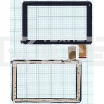 Сенсорное стекло (тачскрин) FPC-FC90S098(D90)-00, черное, фото 1