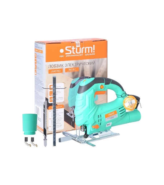 Лобзик электрический 780Вт,70/8мм (дер/мет),быстрозаж,4ст.маятник,Sturm! JS4078Q