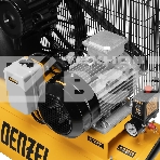 Компрессор воздушный рем. привод BCV 4000-T/100, 4,0 кВт, 100 литров, 690 л/мин Denzel, фото3