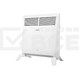 Конвектор Ballu Camino Eco Turbo BEC/EMT-1000 белый, 1000 Вт, 15 м2, термостат