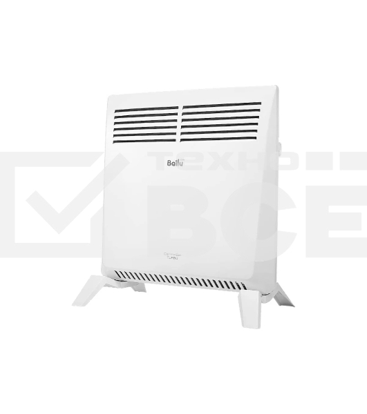 Конвектор Ballu Camino Eco Turbo BEC/EMT-1000 белый, 1000 Вт, 15 м2, термостат