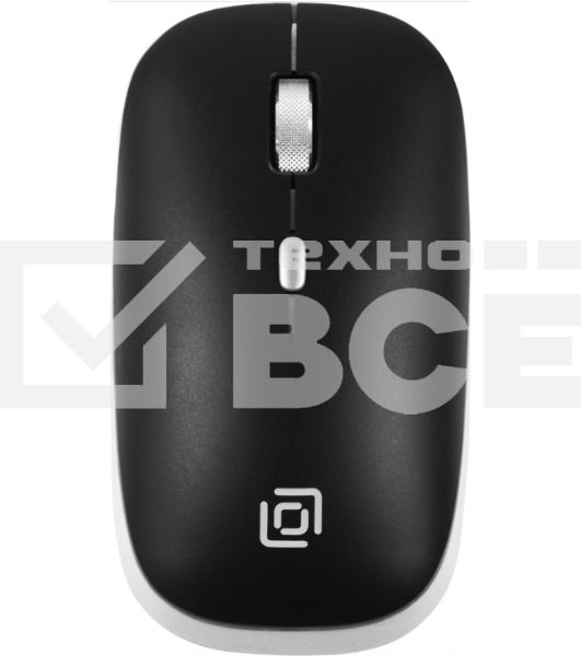 Мышь беспроводная Oklick 599MWB черный, 1600 dpi, радиоканал, Bluetooth, USB, кнопки - 4