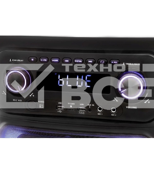 Минисистема Supra SMB-2050, 180Вт, FM USB BT SD, черный