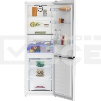 Холодильник Beko B3R1CNK363HW (R) белый двухкамерный 220/100л морозилка снизу, No Frost, фото6
