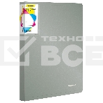 Папка на 2-х кольцах Silwerhof Perlen 271957-77 A4 1мм кор.38мм внутр. с вставкой серебристый металлик, фото 1