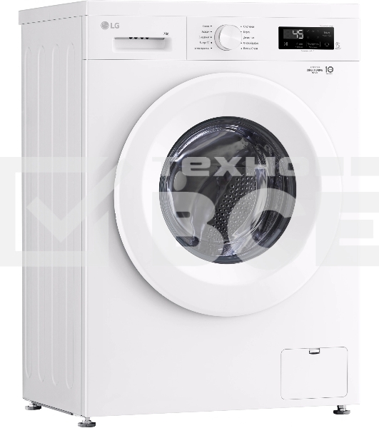 Стиральная машина LG F2Y1HS3W белый, загрузка фронтальная 7 кг, 1200 об/мин., класс: А