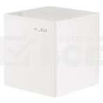 Подставка Deli ENS011WHITE Nusign 2отд. для письменных принадлежностей 84х84х86мм белый пластик, фото 1