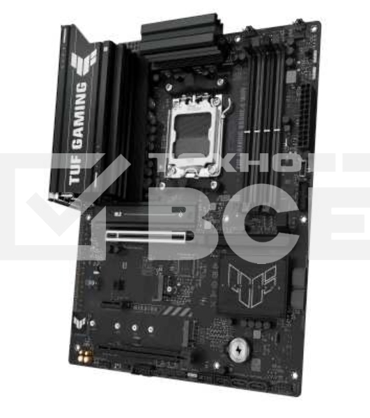 Материнская плата ASUS TUF GAMING B650-E WIFI, AM5, AMD B650, 4xDDR5, 4xSATA, 3xM.2, 1xPCIe 4.0 x16, 1xPCIe 4.0 x16, 1xPCIe x1, 1xDP, 1xHDMI, 1x2.5Gb LAN, Wi-Fi 6E, Bluetooth 5.3, 2xUSB-C (1x10Gbps, 1x20Gbps), 3xUSB-A 5Gbps, 2xUSB-A 10Gbps, 3xUSB-A 2.0, 5