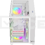 Компьютерный корпус AeroCool/Formula Crystal Z9ML Floe белый без БП mATX 4x120мм 2xUSB 3.0 1xUSB3.1 audio bott PSU, фото5