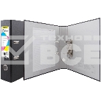 Папка-регистратор Silwerhof A4 75мм ПВХ/бумага черный мет.окант. сборная (упак.:2шт), фото 1