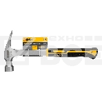 Молоток-гвоздодер Denzel 560 г, цельнометаллический, двухкомпонентная рукоятка, фото3