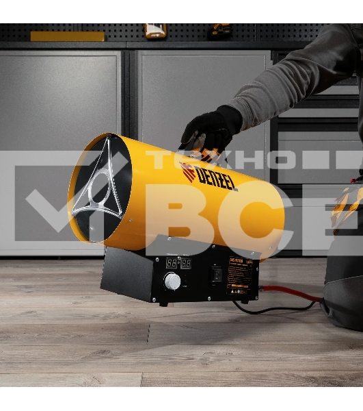 Газовая тепловая пушка Denzel GHG-30i, 30 кВт, цифровой термостат, пропан-бутан