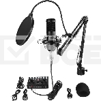 Микрофон проводной Оклик SM-600G 2.5м черный, фото7