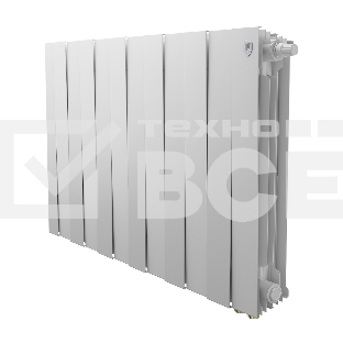 Радиатор биметаллический Royal Thermo PianoForte 500 белый VR80 - 12 секц.