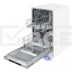 Встраиваемая посудомоечная машина Maunfeld MLP4249G02, серебристый, 44.8 см, 9 компл., 49 дБ, класс A++, фото 1