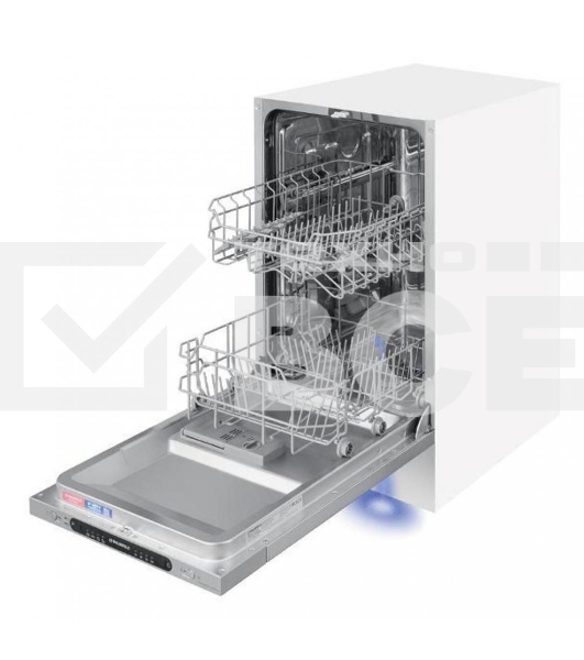 Встраиваемая посудомоечная машина Maunfeld MLP4249G02, серебристый, 44.8 см, 9 компл., 49 дБ, класс A++