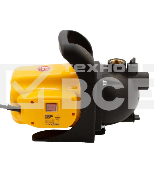 Насос Denzel GP600 садовый поверхностный 600Вт 3000л/ч подъем 35м