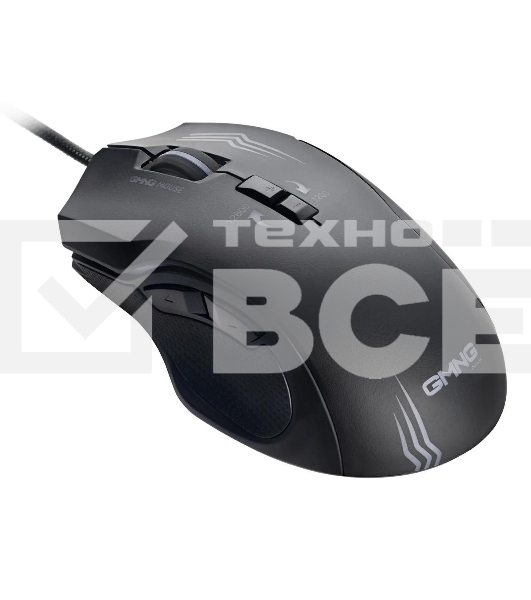 Мышь проводная GMNG 930GM черный, 12800 dpi, USB, кнопки - 7