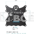 Кронштейн для телевизора Kromax Casper-202 черный, 20'-43' макс. 30 кг, настенный, поворот и наклон, фото7