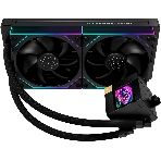 Система жидкостного охлаждения Thermalright Core Matrix 240 Vision (240мм, LED, Black, ARGB/Fans: 2x120мм, 68.9CFM, 28.2dBA, 2000RPM/Pump height 64.4мм, Rad thickness 27мм/S: 1700, 1200, 1851, 115X, AM5, AM4), фото8