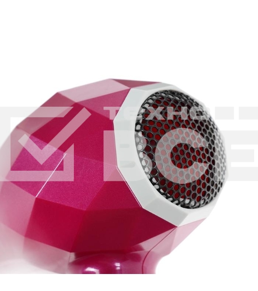 Фен Kelli KL-1124 розовый, 1800 Вт, компактный