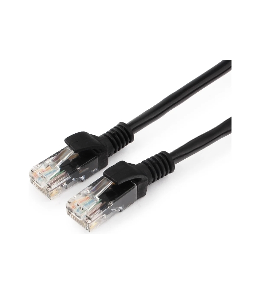Патч-корд UTP Cablexpert PP12-20M/BK cat.5e, 20м, литой, многожильный, черный
