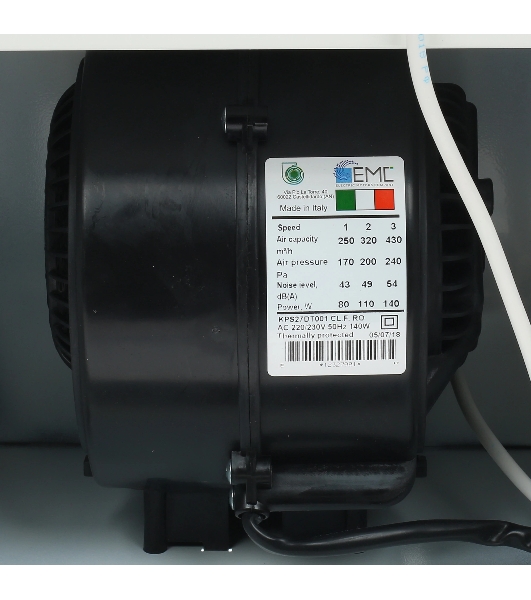 Вытяжка каминная Elikor Квадра 60П-430-К3Д белый, 60 см, 430 куб. м/ч, 54 дБ